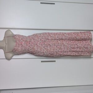 Pink Rose Flowered Dress Size‎ Small